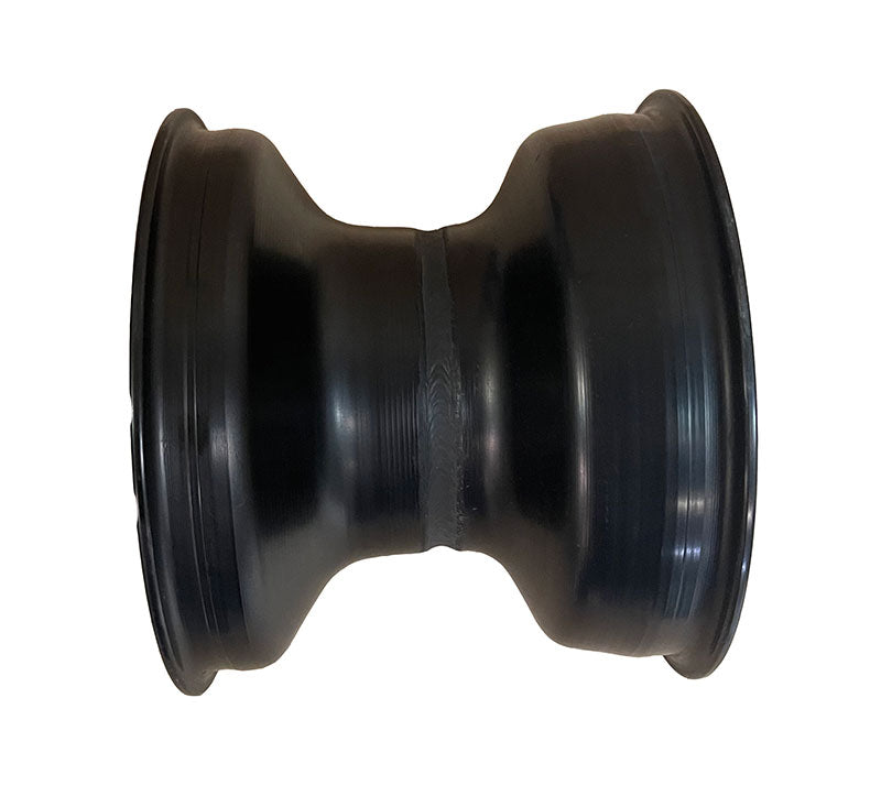 6"D x 5"W Black Anodized Wheel 14326B