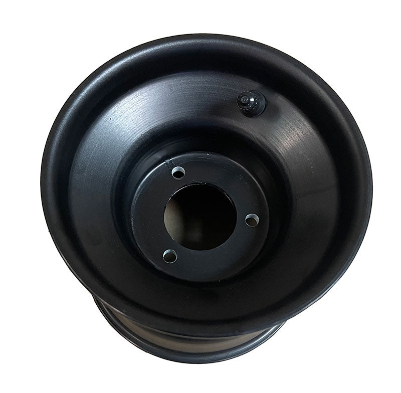 6"D x 5"W Black Anodized Wheel 14326B