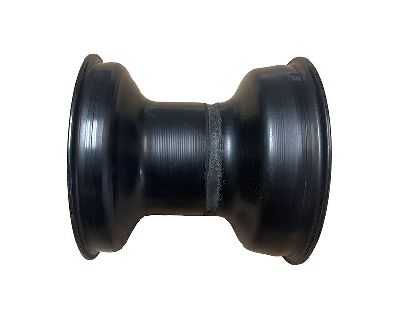 6"D x 6"W Black Anodized Wheel 14327B