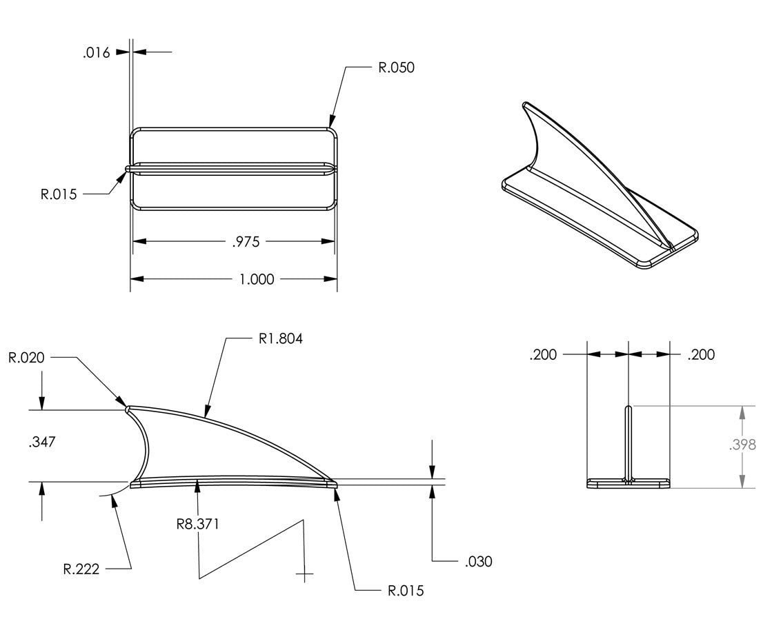 Airwave Vortex Generator Kit