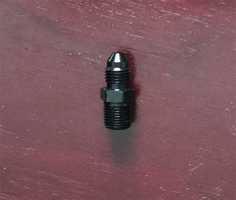 13842 Straight Fitting for JIC Hose Assembly 13842 – Black Max Brakes