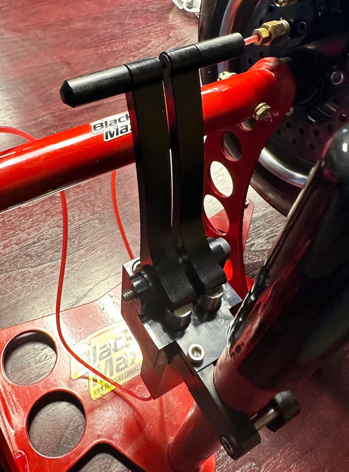 Master Cylinder Assembly Stick Mount Dual Lever (1.000", .875", .750" REMOVABLE MOUNT #46005ABC  (***New Figer Tip Grips***)